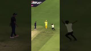 MSD Fan entered into the ground to hug MS Dhoni 🥺❤ #cskvsgt #ipl2024 #msdhoni #cricket #ipl #short