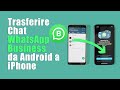 Trasferimento WhatsApp Business da Android a iPhone Senza PC | Come Passare a Whatsapp Business
