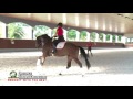 Dressage training with Catherine Haddad on training up the young horse