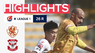 [하나원큐 K리그1] R26 광주 vs 상주 하이라이트 | Gwangju vs Sangju Highlights (20.10.25)