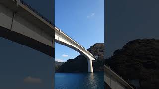 【西ノ島大橋】橋の下から☆隠岐島・西ノ島町、仲冬の海 #shorts