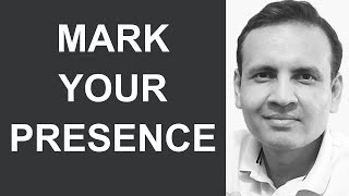 Mark Your Presence | Communication Skills | How To Be Confident In Public Speaking | Dr Vivek Modi