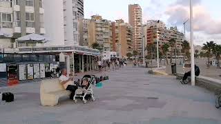 Abendstimmung in Calpe am Strand