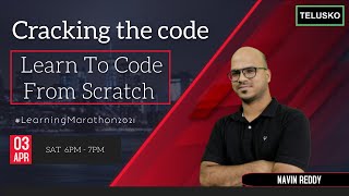 Cracking the code - learn to code from scratch #LearningMarathon2021
