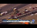 rollover crash in construction zone on i 25 kills driver critically injures worker