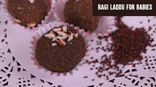 Ragi Laddoo/ Ragi Balls For Kids [Homemade Sweet/Dessert For Kids]