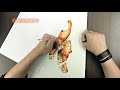 let’s draw grilled salmon 鮭の塩焼き 焼き鮭 を描きましょう