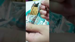 Asmr Opening Milky Vanilla Biscuits #asmr #biscuit #trending #short