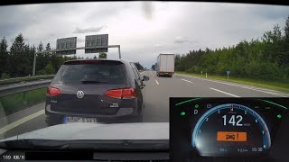 Autobahn emergency braking at 200 km/h