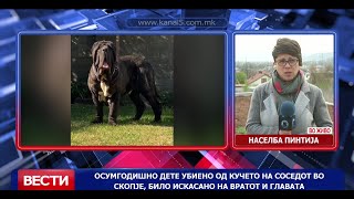 Осумгодишно дете почина по напад од кучето на соседот,било искасано на вратот и на главата