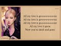 rosÉ gone lyrics