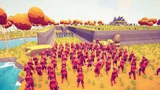 TRIBAL MAZE DEATH RUN - MAZE RUNNER - Totally Accurate Battle Simulator TABS