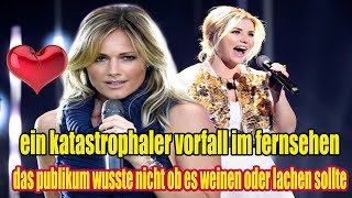 Helene Fischer ein katastrophaler TV-Vorfall.. Was Florian Silbereisen sagte