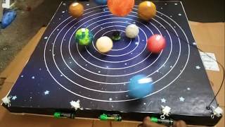 School Science Project - Solar System Working Model