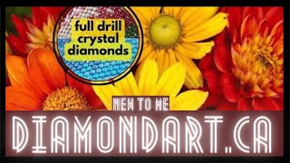 Unboxing A New To Me Diamond Painting Company | Diamondart.ca | Full Crystal Drill Kit