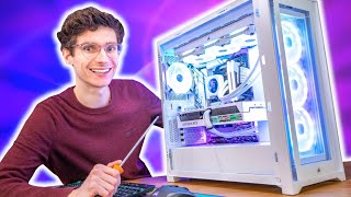The MOST BEAUTIFUL Gaming PC Ever?! - RTX 4070 Ti, Ryzen 9 7900X All White Build Guide | AD