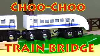 TRAIN  BRIDGE! - Choo-Choo Trains Compilation with Brio Toys. Learning videos for kids