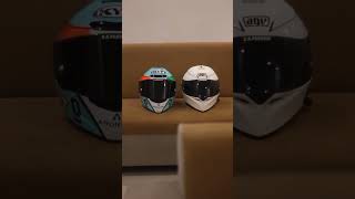 Helmet KYT TTC Leopard Dalla Porta VS AGV K3SV White Solid Euro Fit(1)