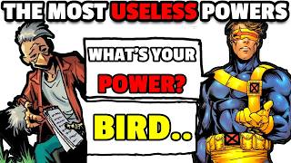 The WORST Mutant Powers In X-Men