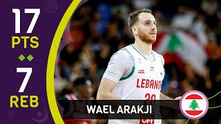 Wael Arakji (17 PTS) | Top Performer | BRN vs LBN | FIBA Asia Cup 2025 Qualifiers