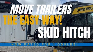 Skid Hitch Skid Loader Trailer Hitch Attachment That Fits in Toolbox