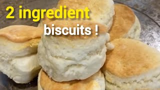 2 ingredient biscuits !