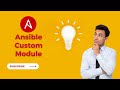 Ansible Custom Module | Custom Module | Ansible | Building Your Own Custom Module with Ansible 2023