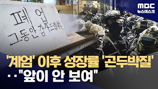 12·3 내란에 연말 성장률 추락‥빗나간 한국은행 전망 (2025.01.23/뉴스데스크/MBC)