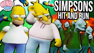 Simpsons Hit and Run for PS2 but we beat the game