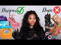 DESIGNER VS DUPES! SAVE OR SPLURGE?! BOTTEGA, VANCLEEF, PRADA +MORE! | POCKETSANDBOWS