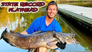 I Caught the North Carolina State Record Flathead Catfish!