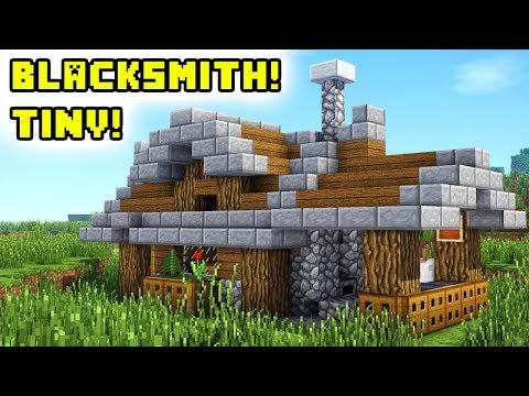 Minecraft Tutorial: Tiny Survival Blacksmith House Build Minecraft Tutorial: Tiny Survival Blacksmith House Build