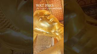 The Temple of The Reclining Buddha, Bangkok #paiinthailand #watpho #bangkok