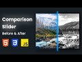Image Comparison Slider Before and After Using HTML, CSS, JS | @DeveloperHub1 | #developerhub