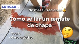 🤭Cómo sellar un remate de chapa #reparación