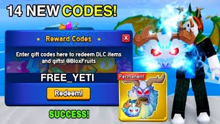 *NEW CODES* ALL WORKING CODES IN BLOX FRUITS 2024 DECEMBER! ROBLOX BLOX FRUITS CODE YETI