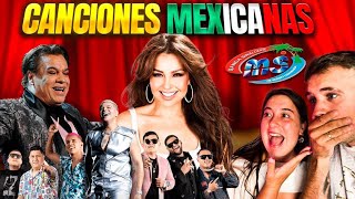 🇪🇸 ESPAÑOLES REACCIONAN a CANCIONES MEXICANAS 🇲🇽 MÁS ESCUCHADAS de la HISTORIA 😱 **increíble**