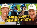 You have to see this INSANE throw from Jared Goff