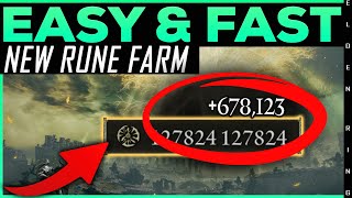 Elden Ring BEST RUNE FARM | 50+ MILLION RUNES! | New! EASY! Rune FARMING Method | Level Up FAST!
