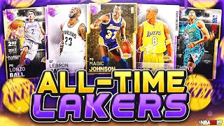 ALL TIME LAKERS SQUAD BUILD GAMEPLAY! LIMITED LEBRON JAMES GAME WINNING THREE! (NBA 2K19 MYTEAM)