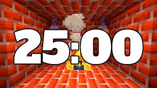 25 Minute Timer. Fireplace Timer. Minecraft Timer.