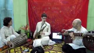 Rudra Veena & Tenor Saxophone Jugalbandi - Raga Bhinna Shadja, Kolkata 9th March 2014