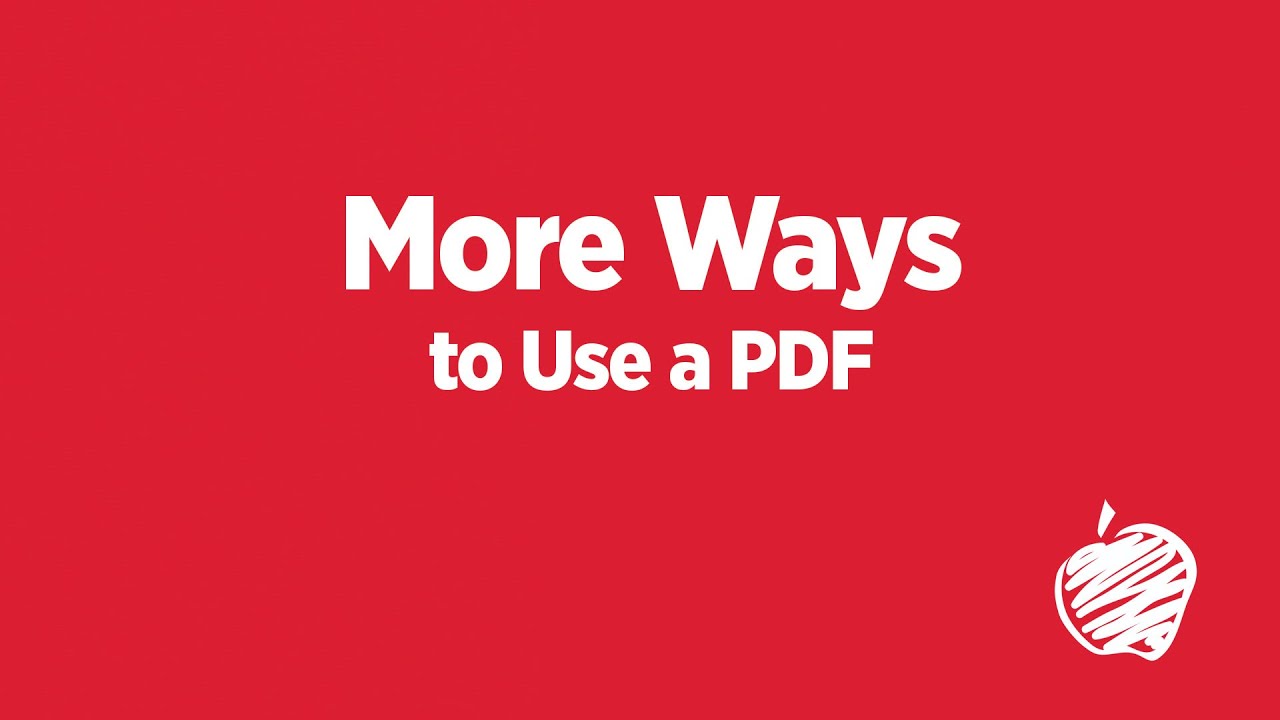 More Ways To Use A Pdf A Remote Learning Webinar Youtube