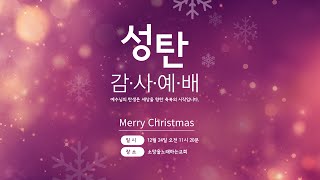 2023.12.24(주) / 주일성탄감사예배 LIVE / 마태복음2:1-2/ 쫓기는 인생이 아니라 따르는 삶을 사십시오.