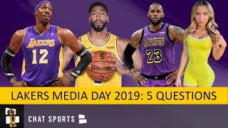 Lakers News: 5 Burning Questions For Lakers Media Day On LeBron James, Anthony Davis & Kyle Kuzma