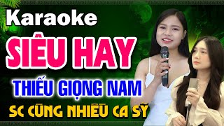 Karaoke Thiếu Giọng Nam - Liên Khúc Bolero SIÊU HAY | Song Ca Cùng Nhiều Ca Sỹ