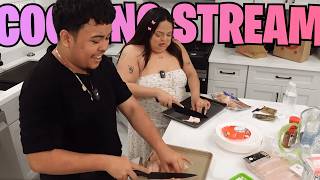 BENJY CHAVEZ X SHAWTY BAE | COOKING STREAM 🍝 MAKING CHICKEN BACON PASTA!