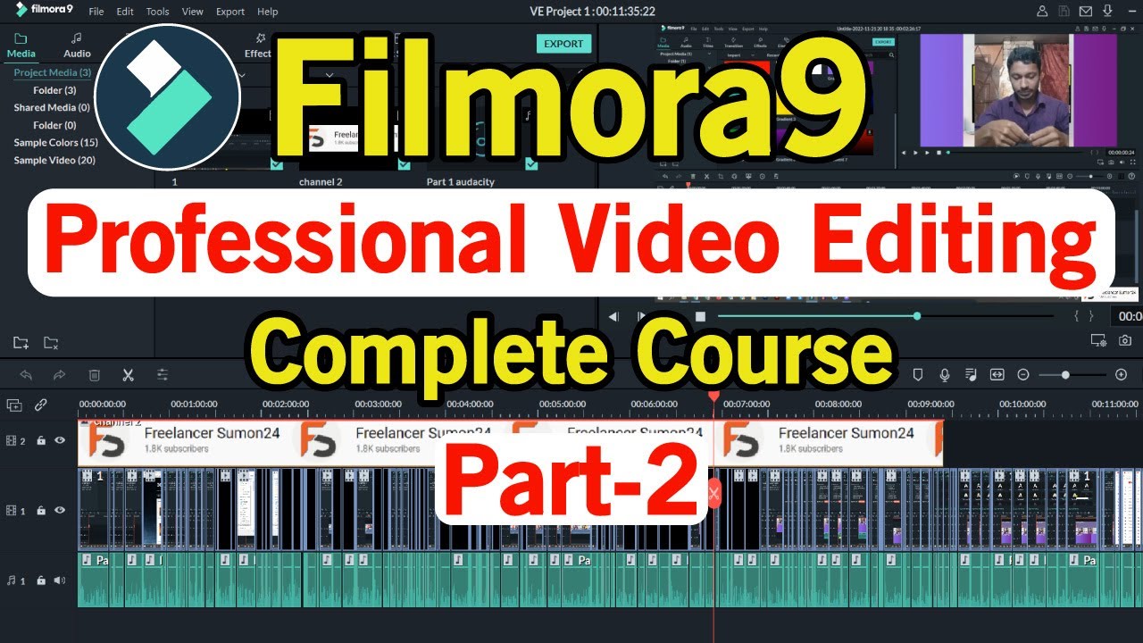 Wondershare Filmora Full Bangla Tutorial Part 2 | Full Complete Course ...