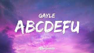 GAYLE - abcdefu  (Lyrics)