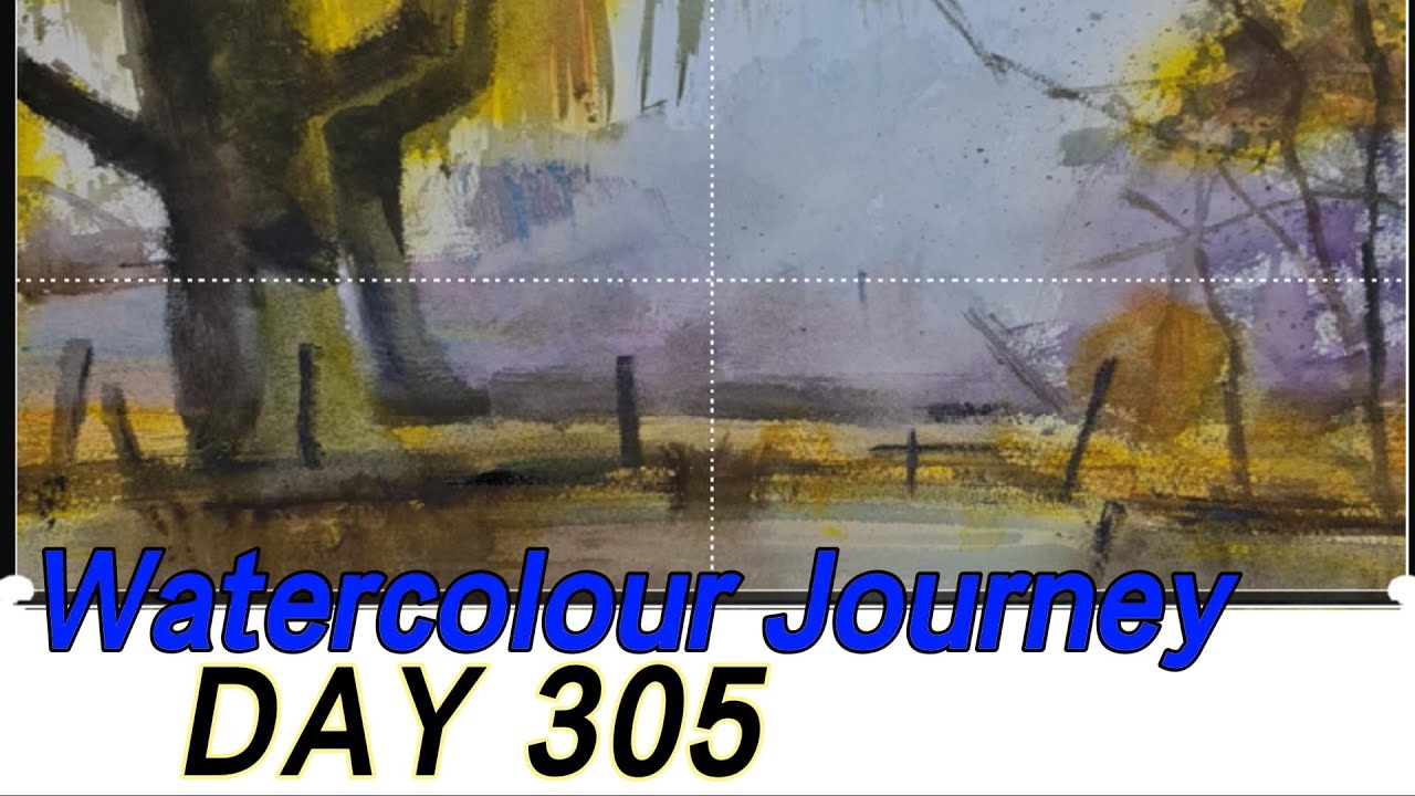 Watercolour Day 305 Youtube